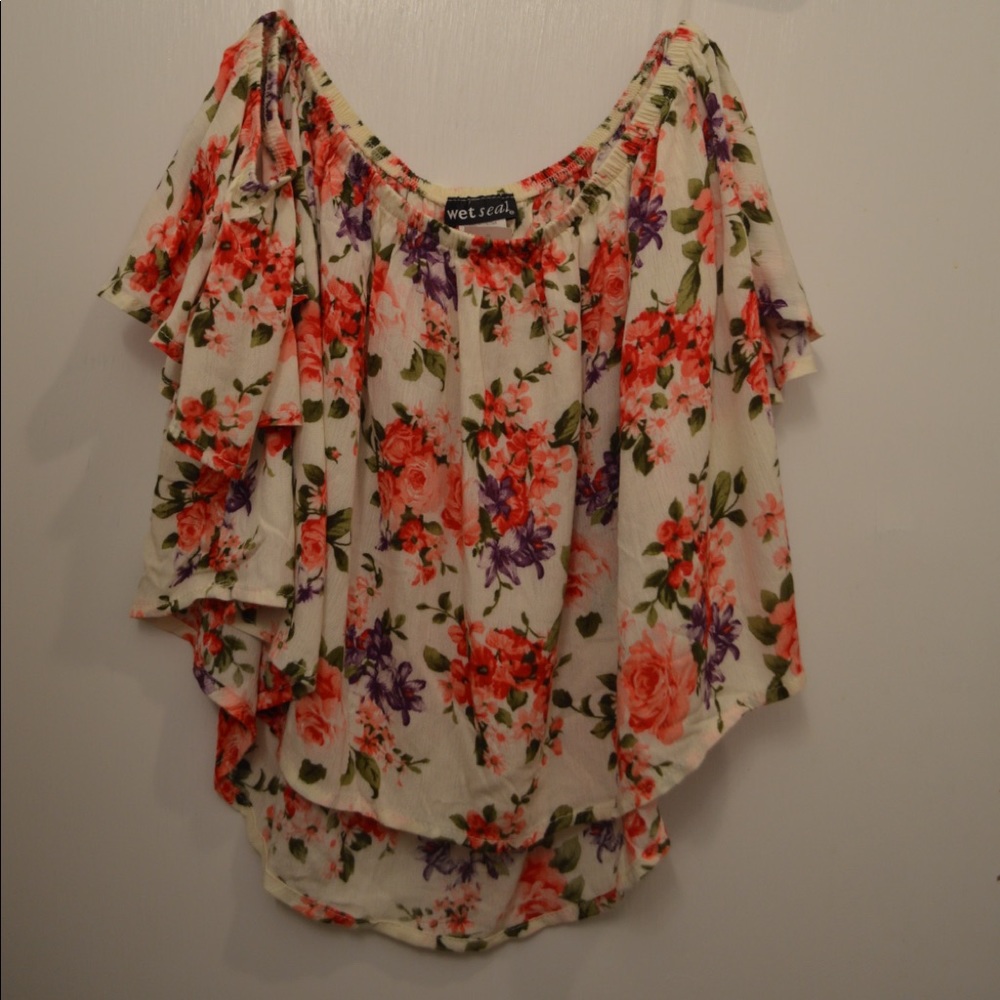 Women/ Junior Floral top M